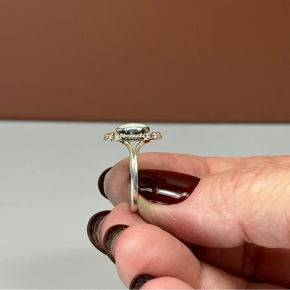 925 Sterling Silver Palomino Turquoise Ring